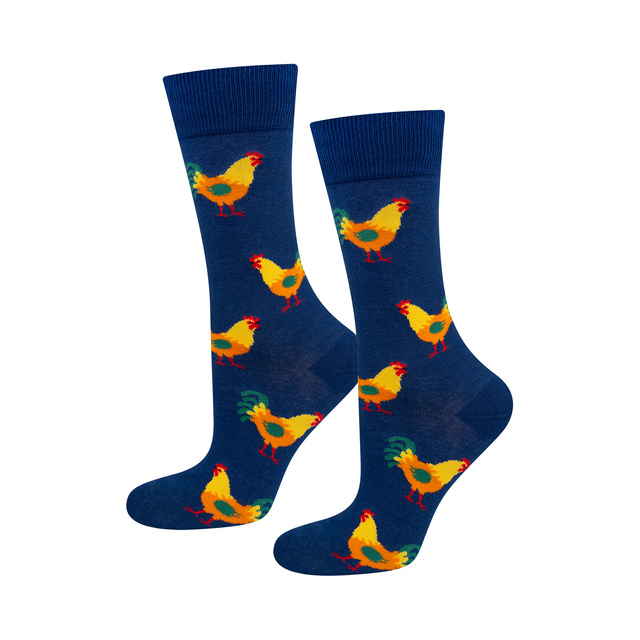 Paquet de chaussettes homme SOXO avec œuf et coq - 2 paires