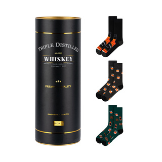 Lot de 3 chaussettes colorées pour hommes SOXO GOOD STUFF Whisky