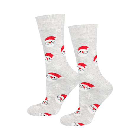 Lot de 4x chaussettes colorées SOXO GOOD STUFF pour hommes Joyeux Noël Cadeau | Chaussettes de maison