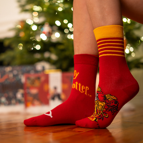 Calendrier de l'Avent Harry Potter | idée cadeau pour elle | le jour de la saint nicolas | Lot de 6 chaussettes SOXO pour femme