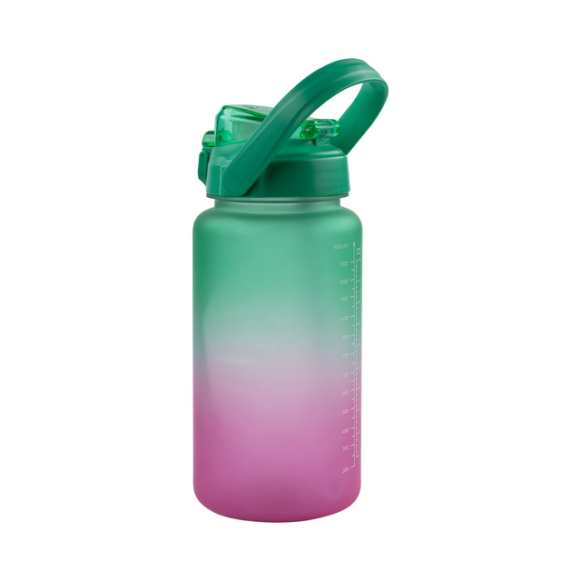 Bouteille d'eau 1,5L vert-rose | BPA free