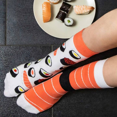 Lot de 5 chaussettes colorées pour femmes SOXO avec pizza