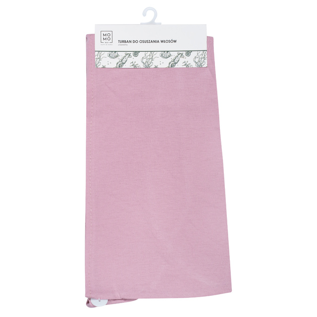 MOMO WAY turban de bain rose poudré | serviette 