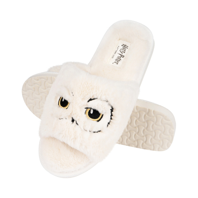 Chaussons femme Harry Potter Hibou Produit original Warner Bros., une idée cadeau joyeuse