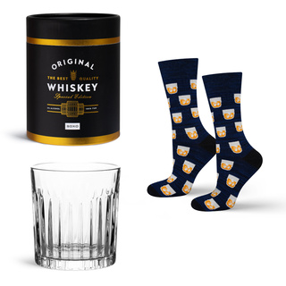 Chaussettes homme SOXO Whiskey dans un verre