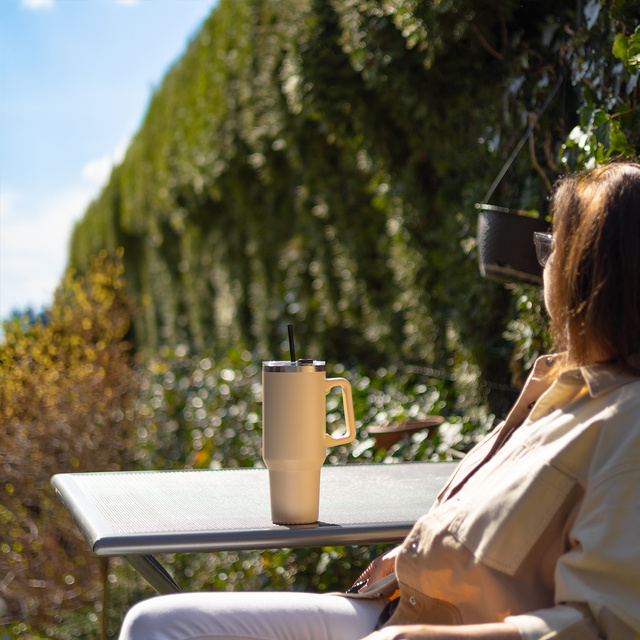 Mug thermique 1200ml Momo Way beige