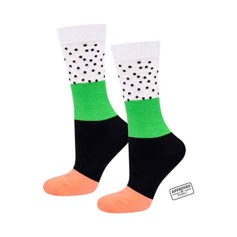 Lot de 2 chaussettes colorées pour femmes femme SOXO sushi 