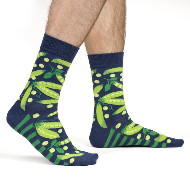 Chaussettes drôles SOXO GOOD STUFF - pois en boîte
