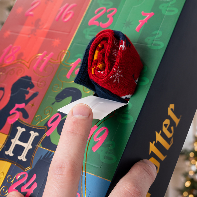 Calendrier de l’Avent avec Chaussettes Harry Potter 12-Pack