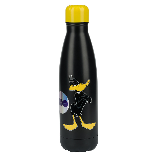 Bouteille thermique 500mL noire | durable et pratique | Warner Bros | Daffy