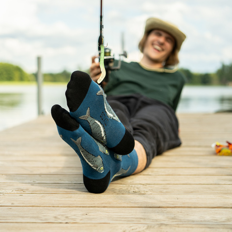 SOXO chaussettes hommes sardines en paquet