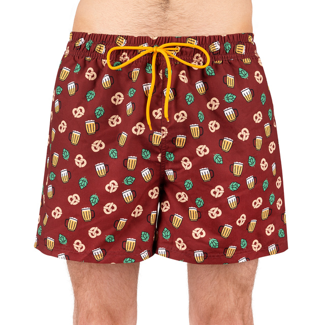 Maillot de bain + tongs motif bière