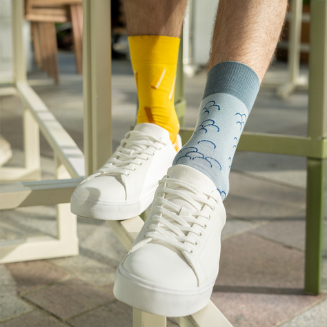 Chaussettes pour hommes Soxo fish and chips