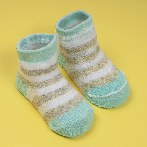 Lot de 3x chaussettes bébé SOXO en éponge pour les tout-petits