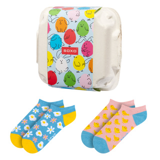 2x SOXO Footies Femme Pâques