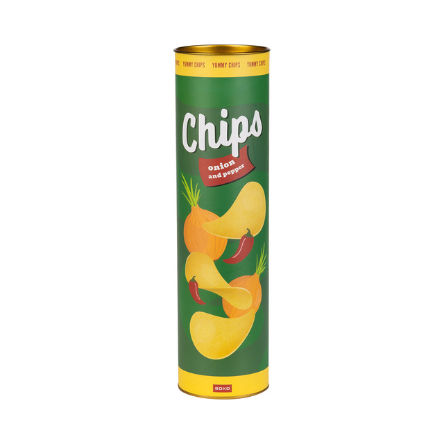 Lot de 3x chaussettes homme SOXO chips en tube
