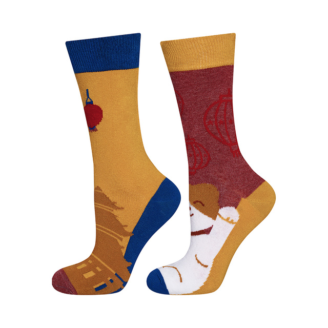 Lot de 3 paires de chaussettes colorées SOXO pour femme