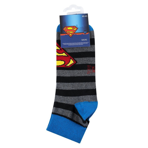 Chaussettes colorées SOXO pour hommes Superman DC COMICS coton 