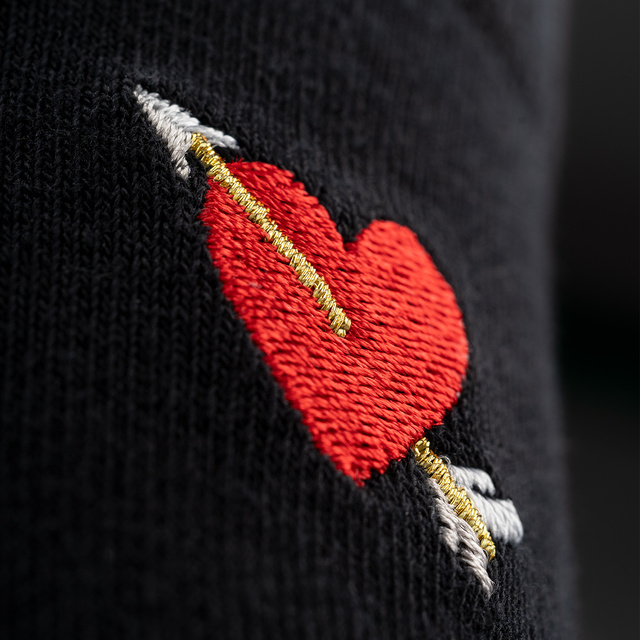 Chaussettes de la Saint-Valentin Soxo pour hommes en paquet - 2 paires