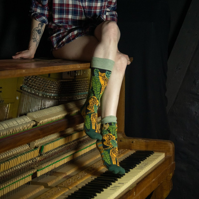 Lot de 4 chaussettes homme SOXO GOOD STUFF dans une boîte à pizza