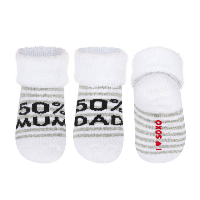 Chaussettes bébé SOXO 50% maman 50% papa