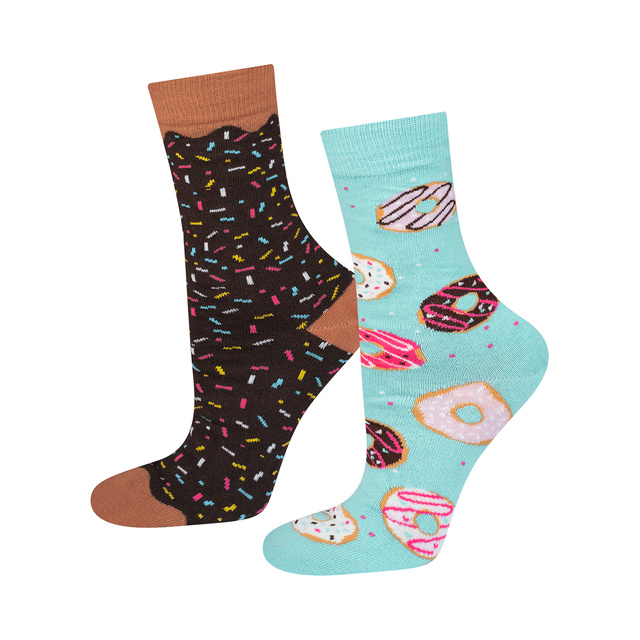 Chaussettes pour femmes SOXO GOOD STUFF donut 