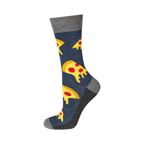 Chaussettes à pizza en coton coloré SOXO GOOD STUFF pour hommes