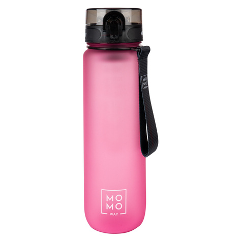 MOMO WAY Bouteille d'eau rose foncé | idéale pour les voyages BPA free | Tritan