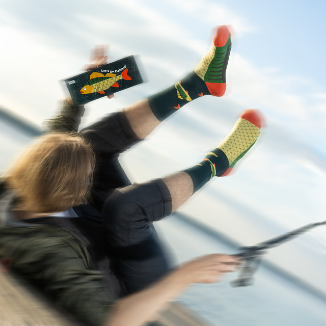 Chaussettes homme SOXO Perche en emballage