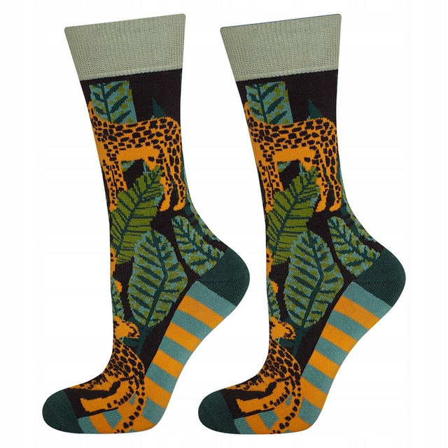 Lot de 4 chaussettes homme SOXO GOOD STUFF dans une boîte à pizza