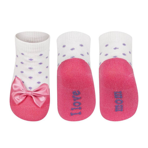 Chaussettes pour bébé SOXO ballerine I LOVE MOM