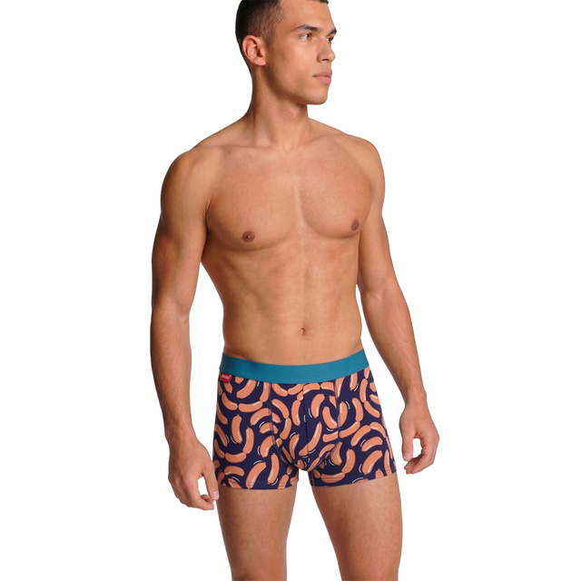 Caleçon homme Saucisses en conserve SOXO | Cadeau drôle | Fête des garçons | Culotte en coton pour lui