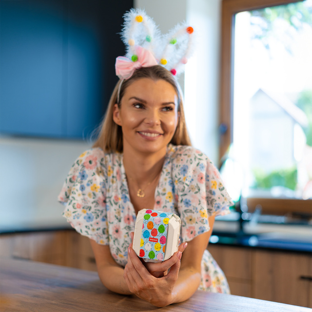 2x Pieds d'homme de Pâques SOXO colorés pour lui