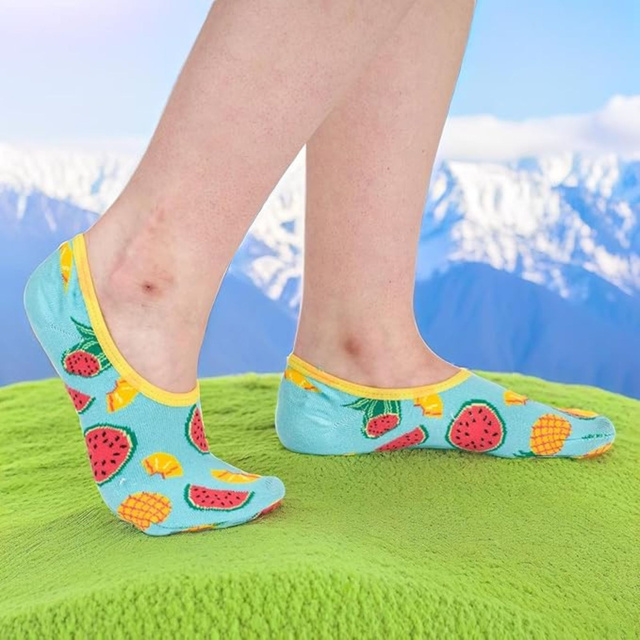 Lot de 4 pieds colorés pour femmes SOXO avec silicone Cadeau amusant