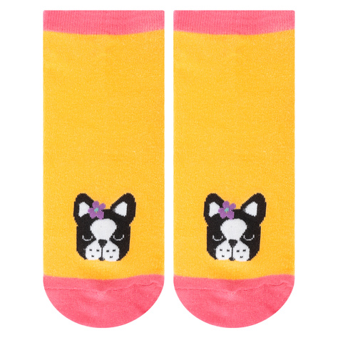 Lot de 5x chaussettes colorées pour dames SOXO chiens