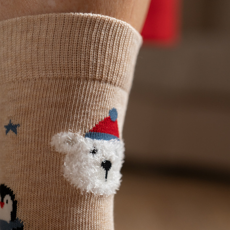 Chaussettes de Noël pour hommes et femmes SOXO en boîte