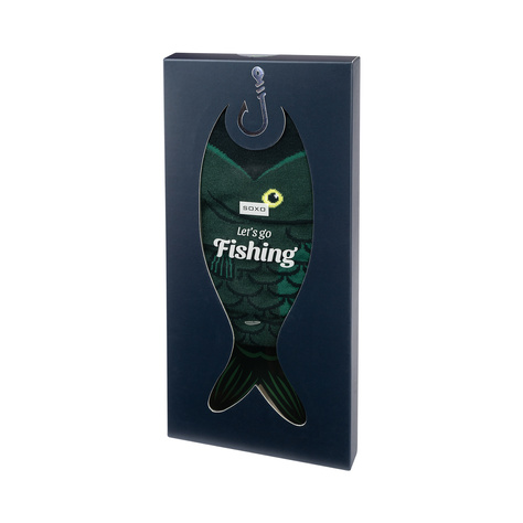 Paquet de chaussettes "Let's go fishing" de SOXO pour hommes