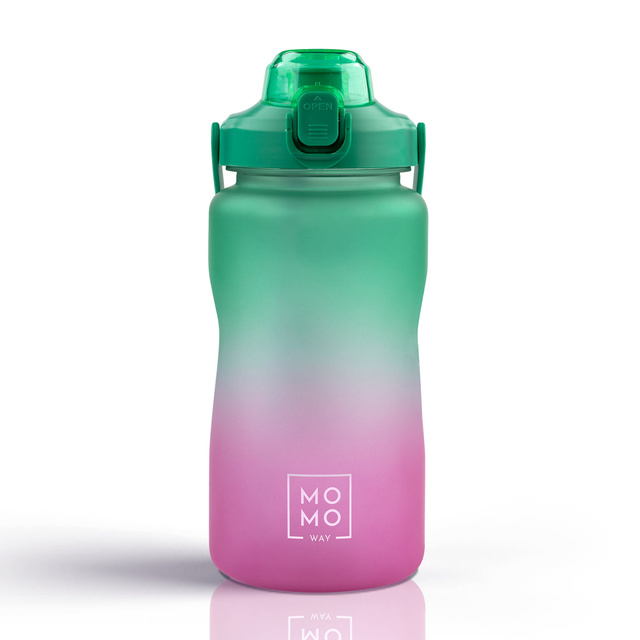 Bouteille d'eau 1,5L vert-rose | BPA free