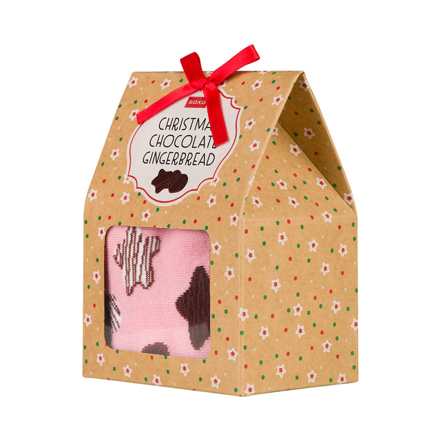 Chaussettes femme SOXO | biscuits au pain d'épice | Cadeau de Noël | le jour de la saint nicolas