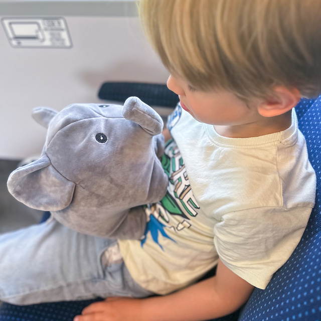 MOMO WAY oreiller de voyage multifonctionnel éléphant | croissant | oreiller de cou