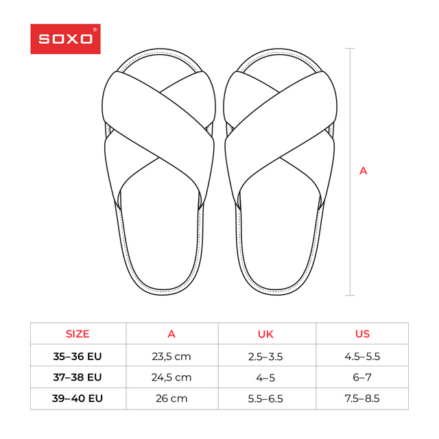 SOXO Pantoufles femme gris fourrure