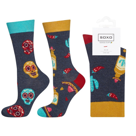 Chaussettes SOXO la collection GOOD STUFF 4 paires