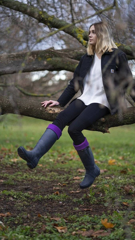 Chaussettes SOXO pour les bottes de pluie pour les femmes