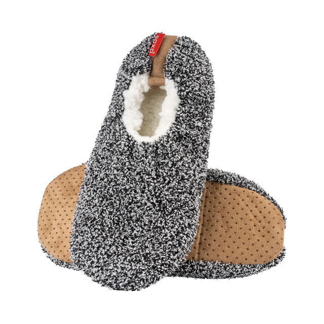 Chaussons SOXO SUPER SOFT avec semelle antidérapante et empiècements en PVC