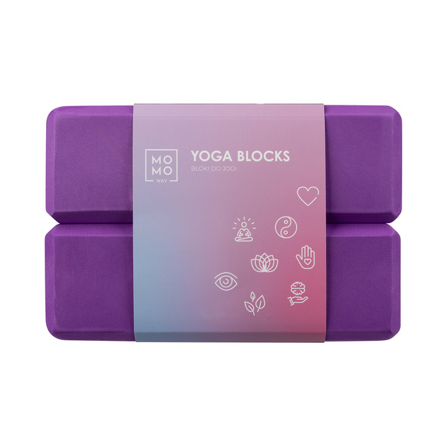 Blocs de yoga Momo Way - 2 pièces 