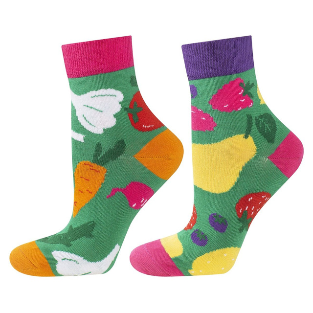 Chaussettes colorées pour femmes SOXO : un plaisir inégalé avec les légumes