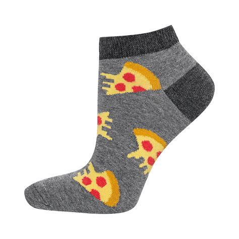 SOXO GOOD STUFF pieds colorés pour homme - pizzas - cadeau pour lui