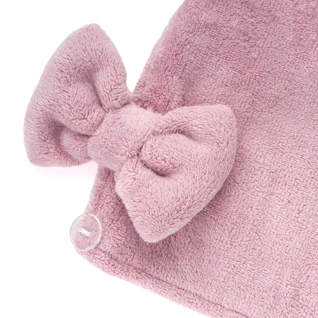 MOMO WAY Turban de bain rose | serviette