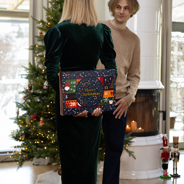 Calendrier de l’Avent avec chaussettes Lot de 12