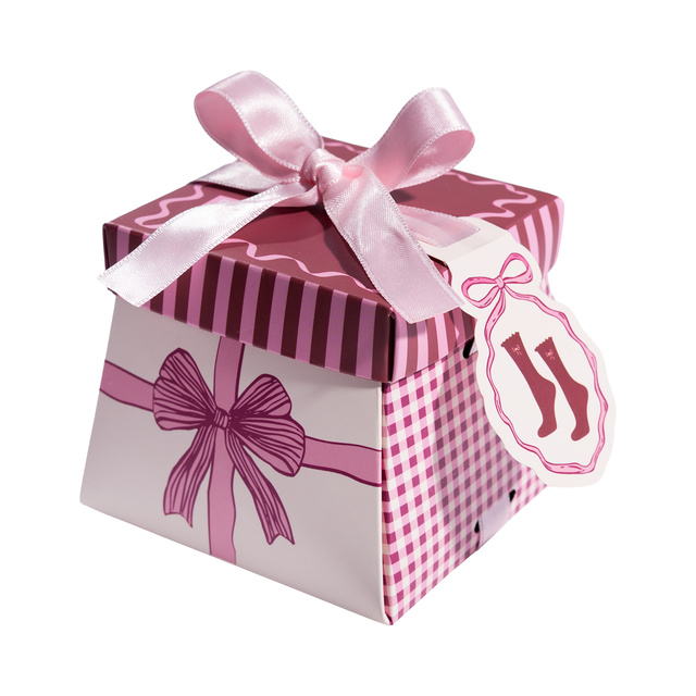 Chaussettes Cadeau avec Nœud